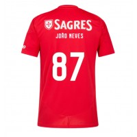 Billiga Benfica Joao Neves #87 Hemma fotbollskläder 2024-25 Kortärmad